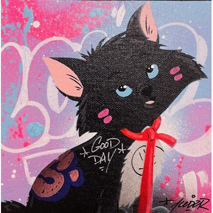 Painting Berlioz by Lemoine Mael | Painting Pop-art Acrylic, Graffiti Pop icons