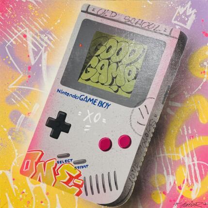 Gemälde Souvenir d'enfance von Lemoine Mael | Gemälde Pop-Art Acryl, Graffiti Pop-Ikonen