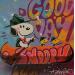 Painting Snoopy canoë 2 by Lemoine Mael | Painting Pop-art Pop icons Graffiti Acrylic
