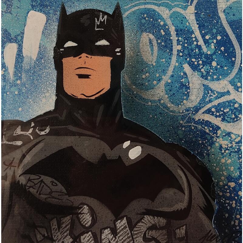 Painting Batman by Lemoine Mael | Painting Pop-art Pop icons Graffiti Acrylic