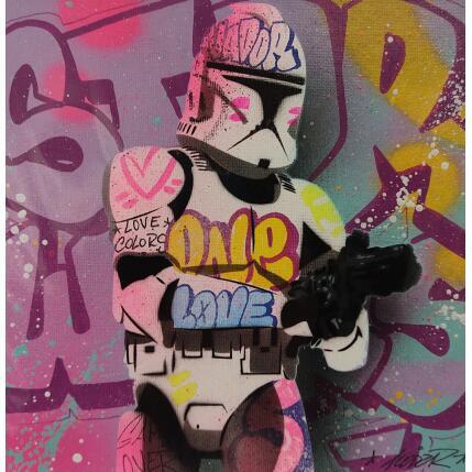 Painting Clone 76 by Lemoine Mael | Painting Pop-art Acrylic, Graffiti Pop icons