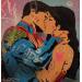 Peinture Superman et Wonder woman par Lemoine Mael | Tableau Pop-art Icones Pop Graffiti Acrylique