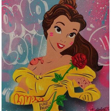 Painting La Belle by Lemoine Mael | Painting Pop-art Acrylic, Graffiti Pop icons