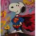 Painting Super Snoopy by Lemoine Mael | Painting Pop-art Pop icons Graffiti Acrylic