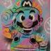Painting Mario by Lemoine Mael | Painting Pop-art Pop icons Graffiti Acrylic