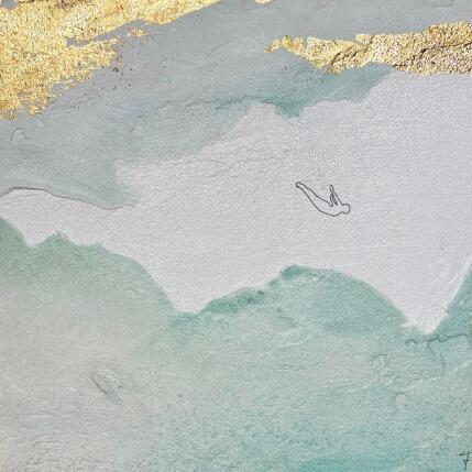 Peinture AWAY par Roma Gaia | Tableau Matiérisme Acrylique, Sable Minimaliste