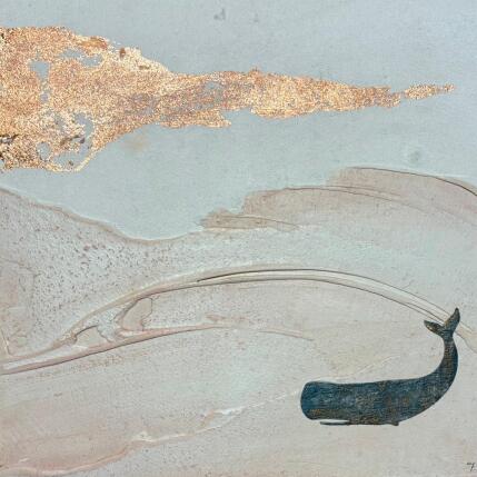 Peinture SOUL par Roma Gaia | Tableau Matiérisme Acrylique, Sable Minimaliste