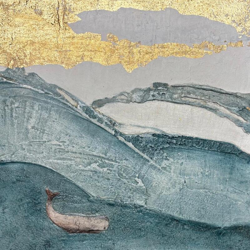 Peinture MARACAIBO par Roma Gaia | Tableau Matiérisme Minimaliste Acrylique Sable