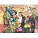 Peinture Les arts en fête par Garilli Nicole | Tableau Acrylique
