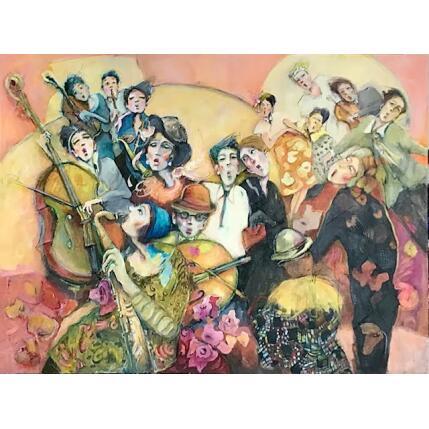 Peinture Les arts en fête par Garilli Nicole | Tableau Acrylique