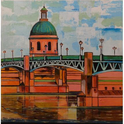 Painting Pont Saint Pierre by Manesenkow Tania | Painting Figurative Oil