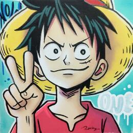 Painting Pirate King by Rocky Chaplin | Painting Pop-art Acrylic Pop icons