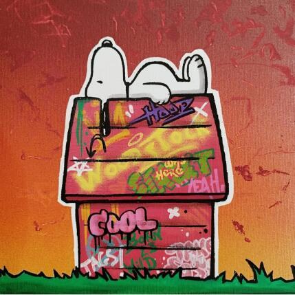 Peinture Street Dreams par Rocky Chaplin | Tableau Pop-art Acrylique Icones Pop