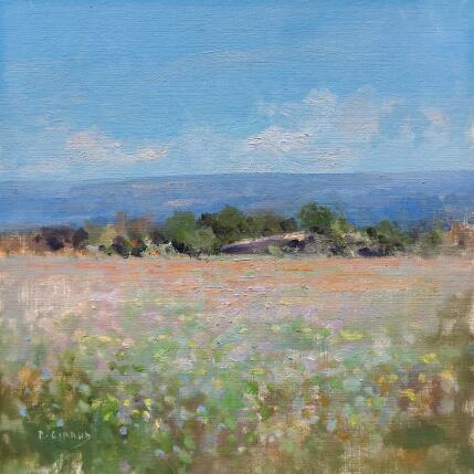 Painting Mas Provençal by Giroud Pascal | Painting Figurative Oil Landscapes