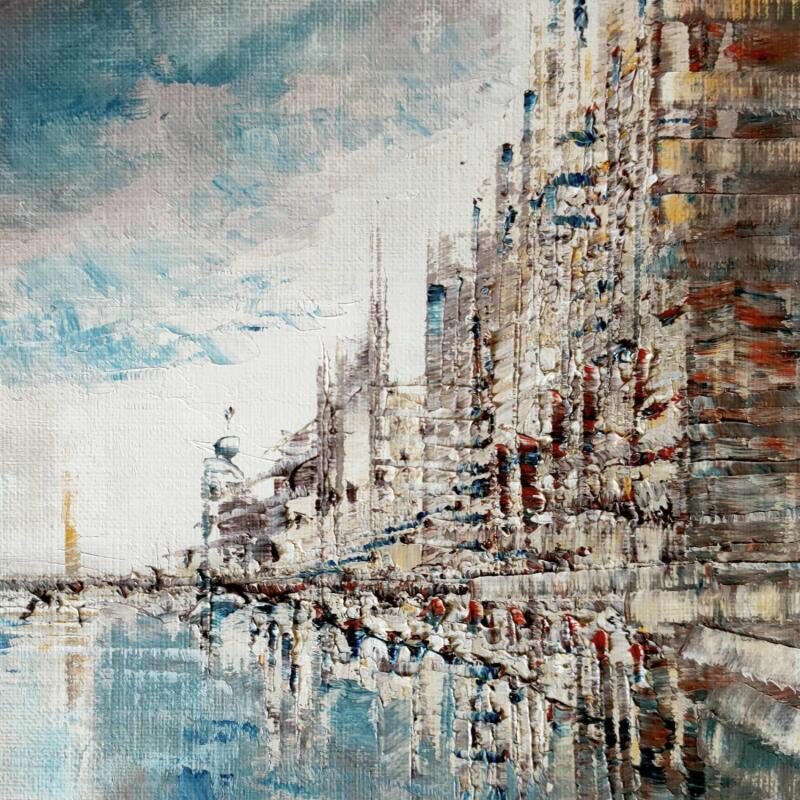 Gemälde Ciel d'hiver von Levesque Emmanuelle | Gemälde Öl