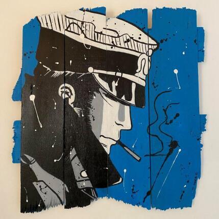 Painting F4 CORTO by Marie G. | Painting Pop-art Acrylic, Gluing, Wood Pop icons