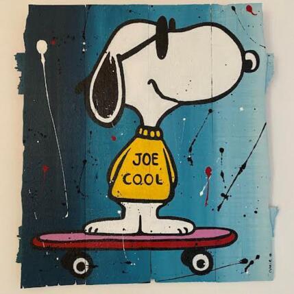 Painting F4 Joe cool by Marie G. | Painting Pop-art Acrylic, Wood Pop icons