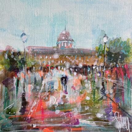 Gemälde Rainy Paris  von Solveiga | Gemälde  Acryl