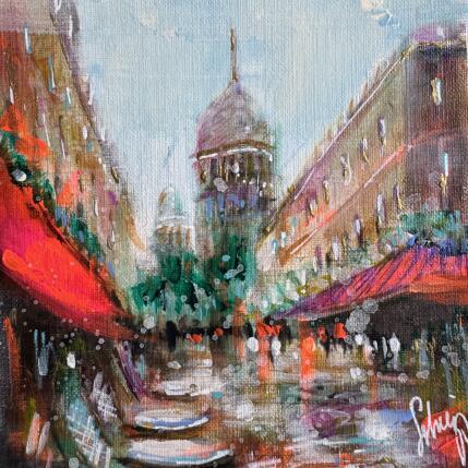 Gemälde Life in Paris  von Solveiga | Gemälde  Acryl