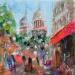 Peinture Sur la butte  par Solveiga | Tableau Acrylique