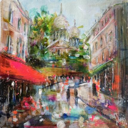 Painting Ma butte préférée by Solveiga | Painting Acrylic