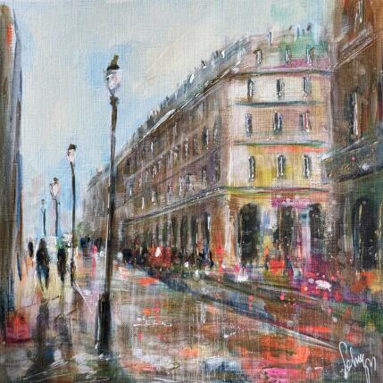 Gemälde Rue de Rivoli  von Solveiga | Gemälde  Acryl