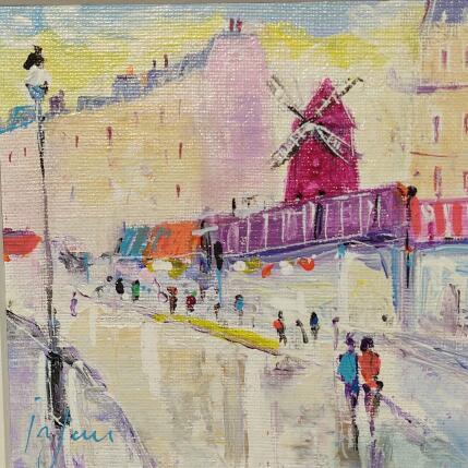 Painting Balade au Moulin by Yavru Irfan | Painting Figurative Oil