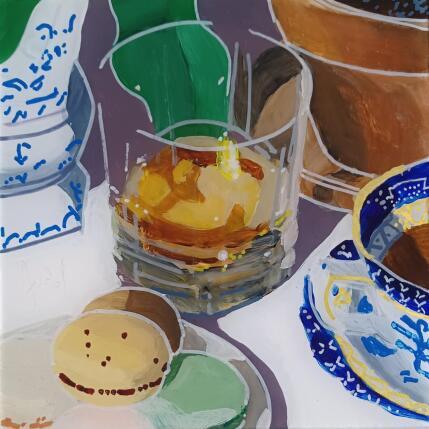 Painting A 5h, on ne savait quoi servir by Auriol Philippe | Painting