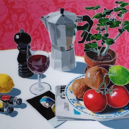 Peinture La recette secrète de Magdalena par Auriol Philippe | Tableau Figuratif Acrylique, Plexiglas, Posca Natures mortes