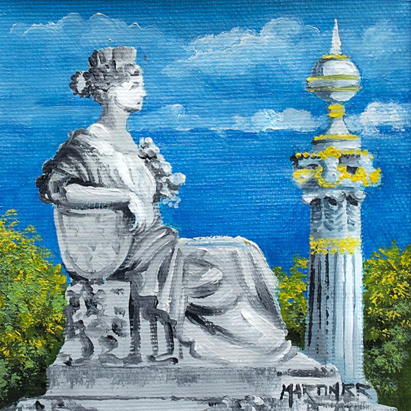 Peinture CONCORDIA par Rodriguez Rio Martin | Tableau Figuratif Urbain Huile