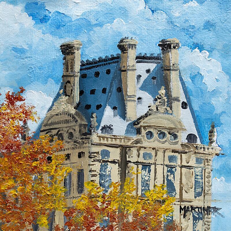 Peinture PALACE par Rodriguez Rio Martin | Tableau Figuratif Urbain Huile