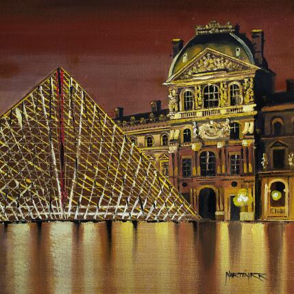 Peinture MUSSE DU LOUVRE par Rodriguez Rio Martin | Tableau Figuratif Huile Urbain