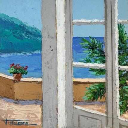 Painting AIRE MEDITERRÁNEO by Escobar Francesca | Painting Figurative Acrylic Marine, Pop icons