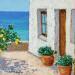 Painting LA CASA DEL MAR by Escobar Francesca | Painting Figurative Marine Acrylic