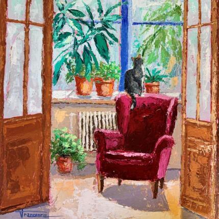 Painting INTERIOR by Escobar Francesca | Painting Figurative Acrylic Life style