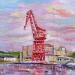 Painting La Grue Carola by Kochevykh Yulia | Painting Impressionism Landscapes Urban Marine Oil