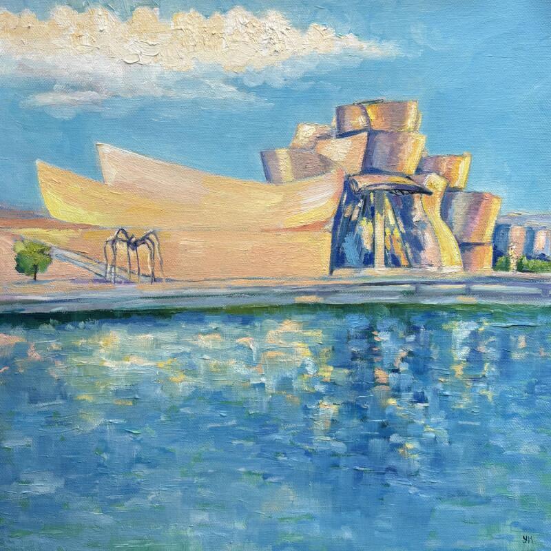 Painting L'harmonie éternelle by Kochevykh Yulia | Painting Figurative Landscapes Urban Architecture Oil