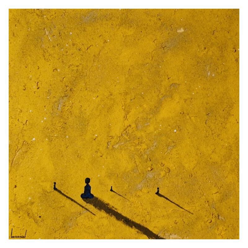 Painting Les Quatre Directions by Lemonnier  | Painting Subject matter Landscapes Acrylic Zinc