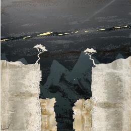 Painting No border by Lemonnier  | Painting Subject matter Acrylic, Zinc Landscapes