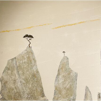 Painting L'Esprit Zen by Lemonnier | Painting Subject matter Acrylic, Zinc Landscapes