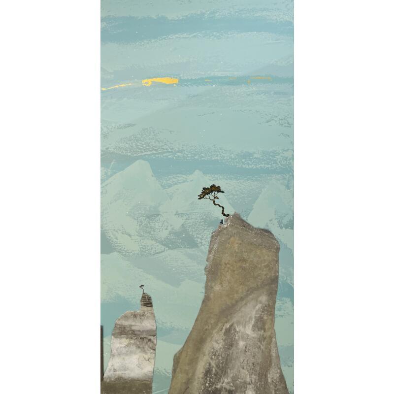 Painting Right here, Right now by Lemonnier  | Painting Subject matter Landscapes Acrylic Zinc