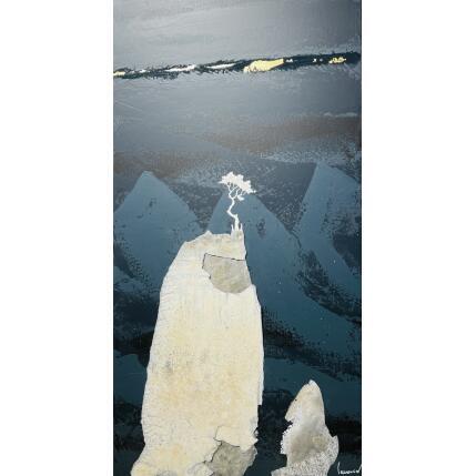 Gemälde Nos Racines von Lemonnier  | Gemälde Materialismus Acryl, Zinc Landschaften