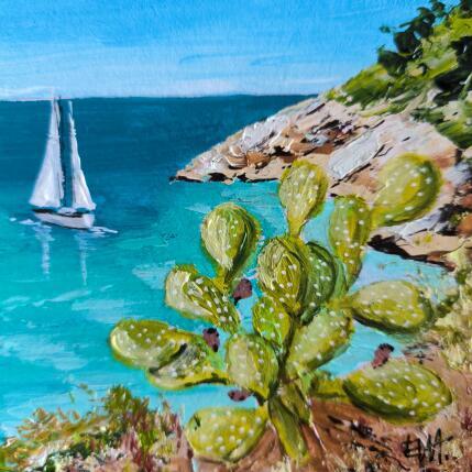 Peinture Une belle journée ! par Rey Ewa | Tableau Figuratif Acrylique Paysages