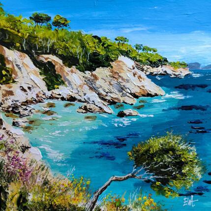 Painting Summertime. by Rey Ewa | Painting Figurative Acrylic Landscapes