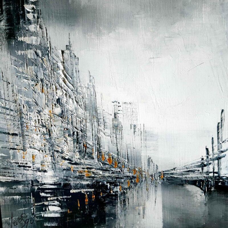 Painting Les docks by Levesque Emmanuelle | Painting Oil