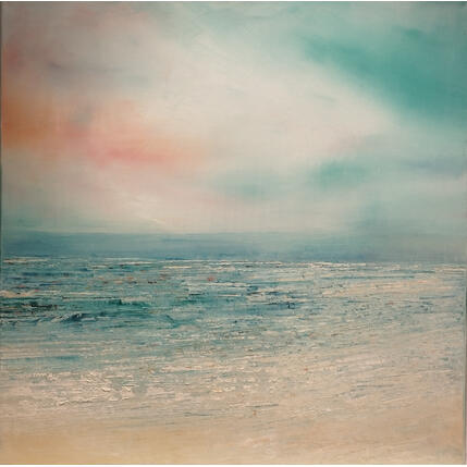 Painting Euphorie Bleue by Levesque Emmanuelle | Painting Oil