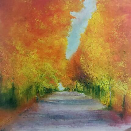 Peinture Le bel automne par Levesque Emmanuelle | Tableau  Huile