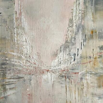 Painting Les façades blanches by Levesque Emmanuelle | Painting Oil