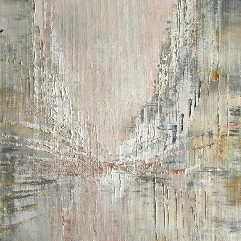 Painting Les façades blanches by Levesque Emmanuelle | Painting Oil
