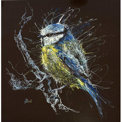 Painting Instinct sauvage by Pauline Dutel | Painting